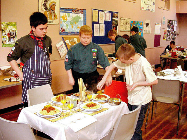 Kyle Cooking Compeition 2002 -1